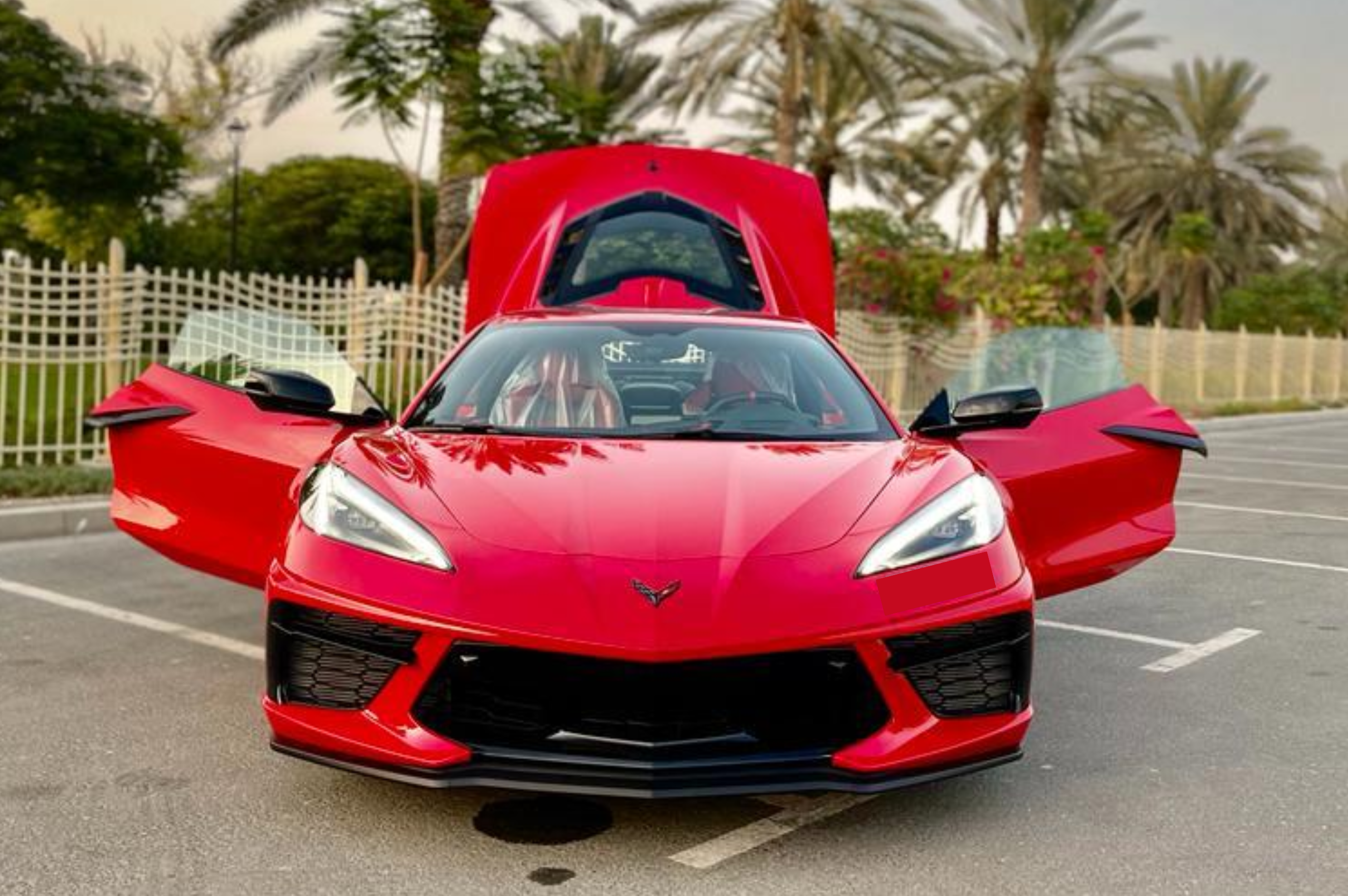 Chevrolet Corvette red front - album